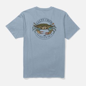 CAMISETA SALTY CREW JIMMY SS BLUE FOG
