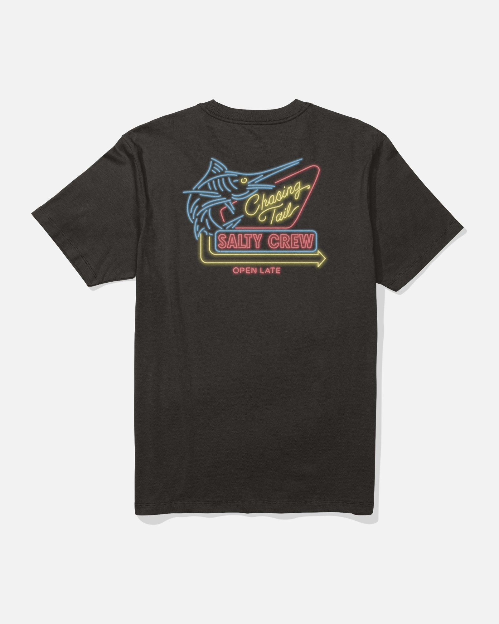 CAMISETA SALTY CREW NEON SIGN SS BLACK