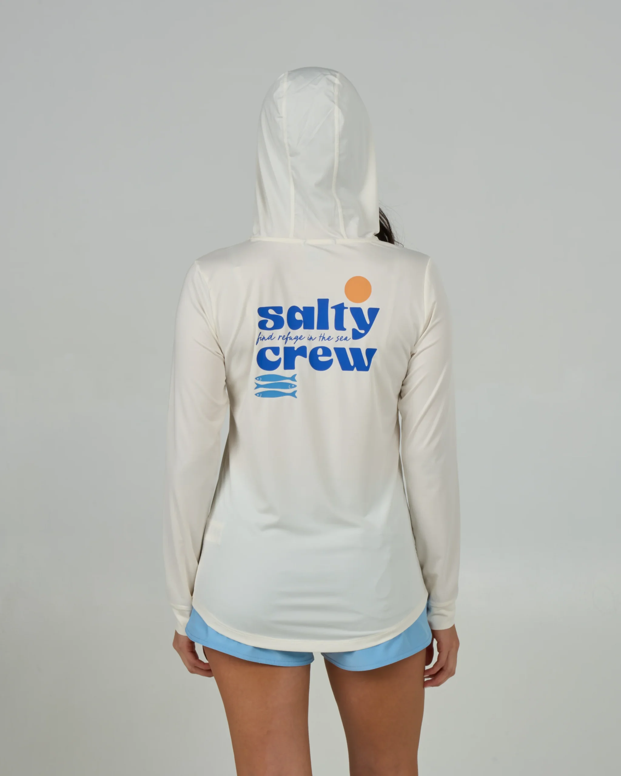 LICRA SALTY CREW SMALL BITE HOOD OFFWHIT