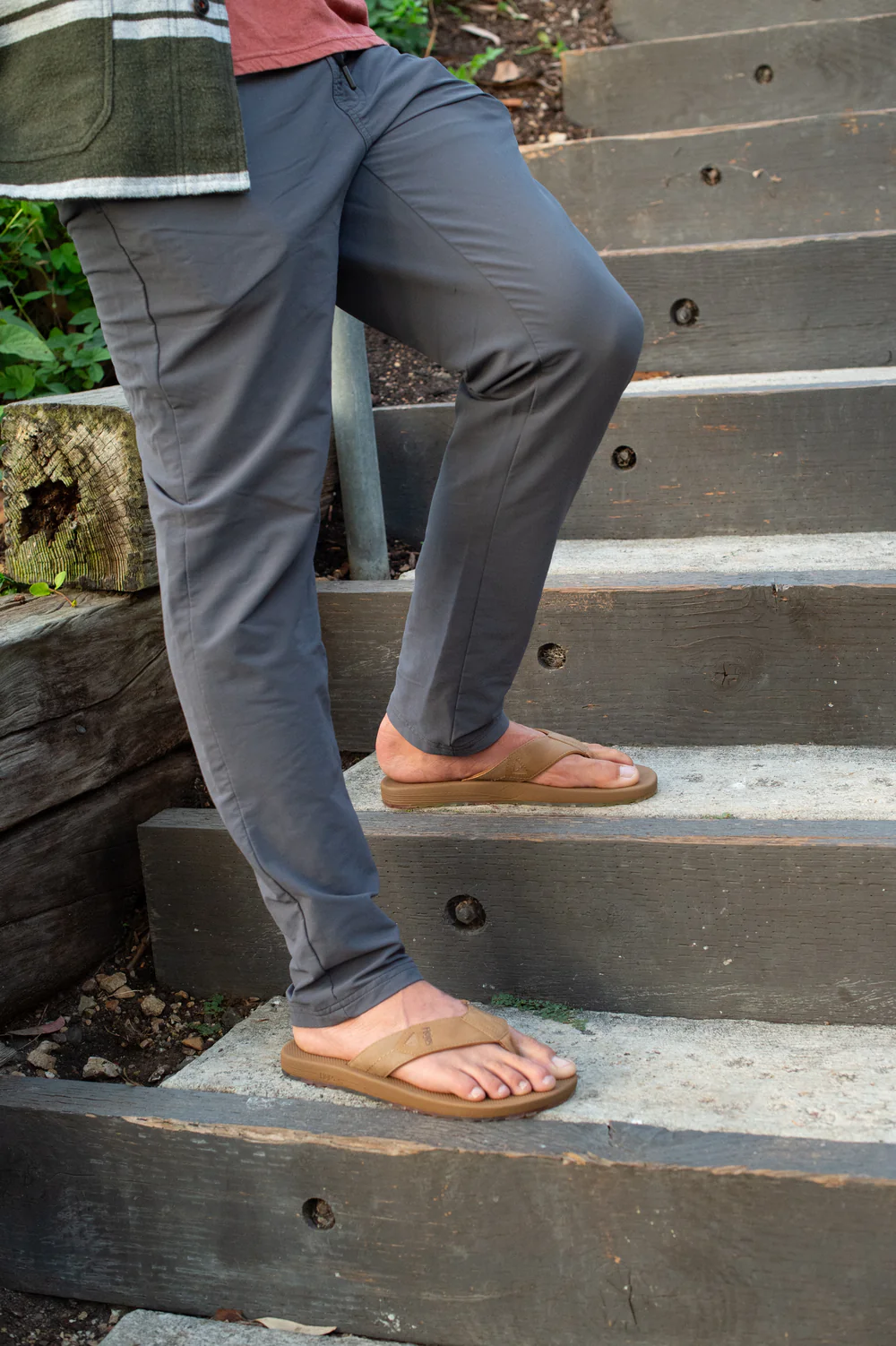 SANDALIAS FLOJOS SALTO TRIANGLE TAN - Image 4