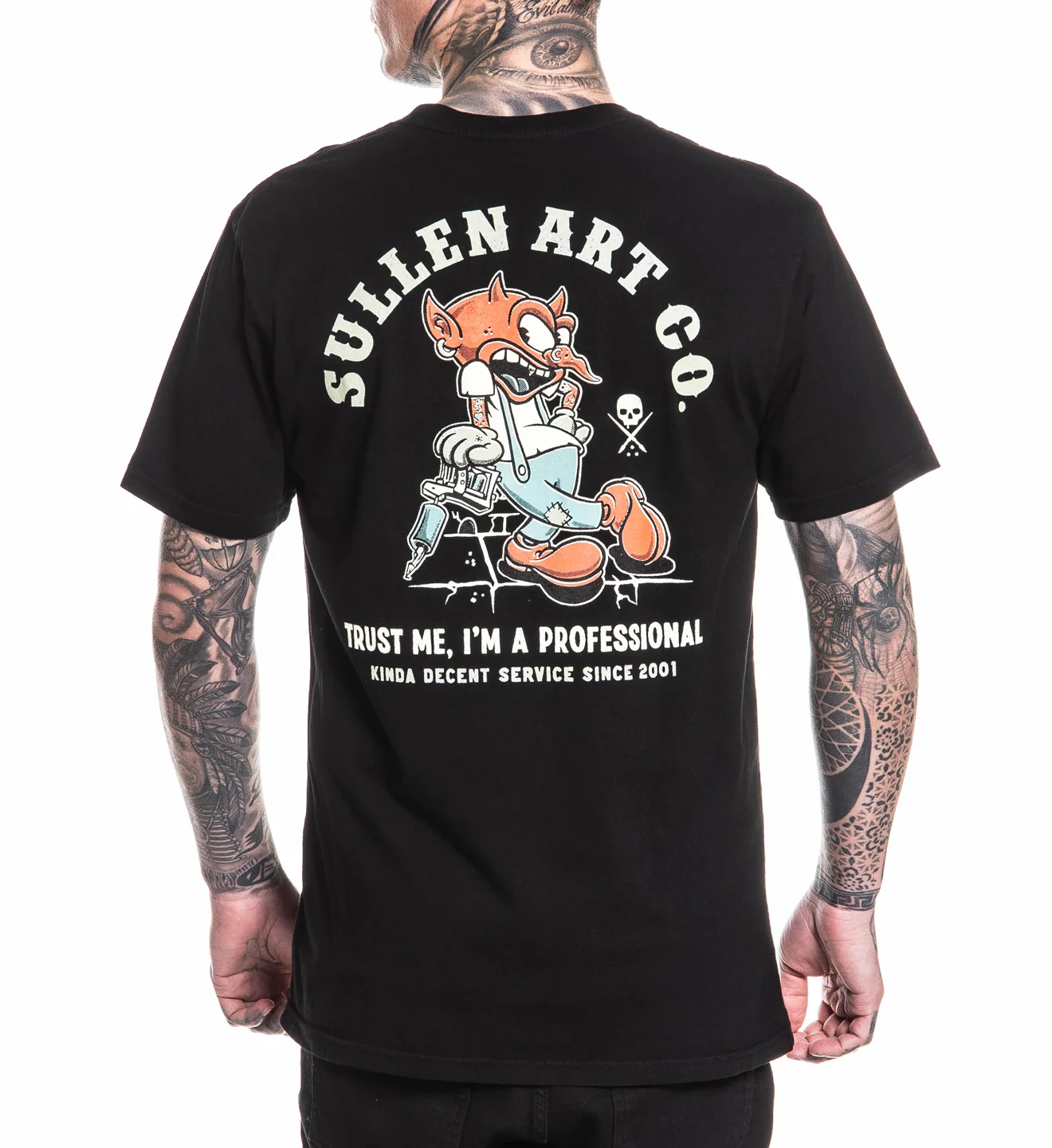 CAMISETA SULLEN TRUST ME BLACK