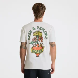 CAMISETA ROARK FLORAL BOUQUET OFF WHITE