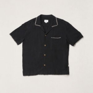 CAMISA RHYTHM RELAXED WHIP STITCH SS BLK