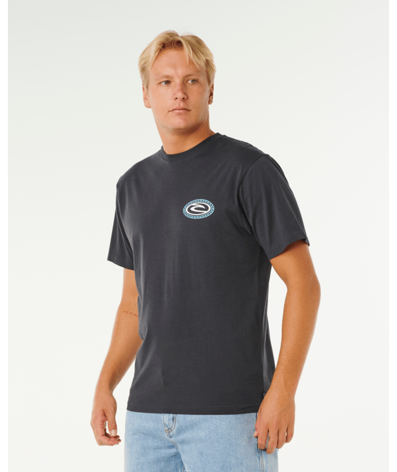 CAMISETA RIP CURL TRAD WASHED BLACK - Image 2
