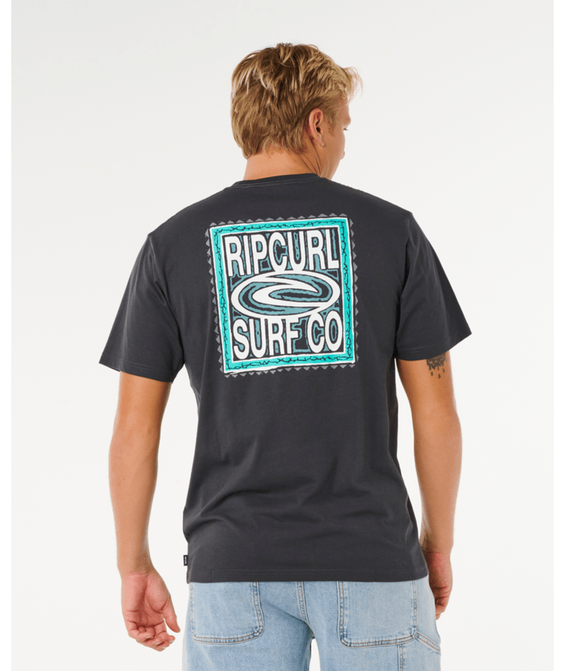 CAMISETA RIP CURL TRAD WASHED BLACK