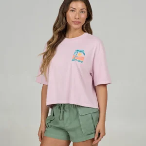 CAMISETA DAMA SALTY CREW TRAVEL FAR SKIM