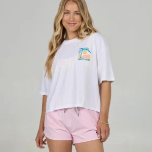 CAMISETA DAMA SALTY CREW TRAVEL FAR SKIM