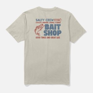 CAMISETA SALTY CREW BAIT SHOP BONE