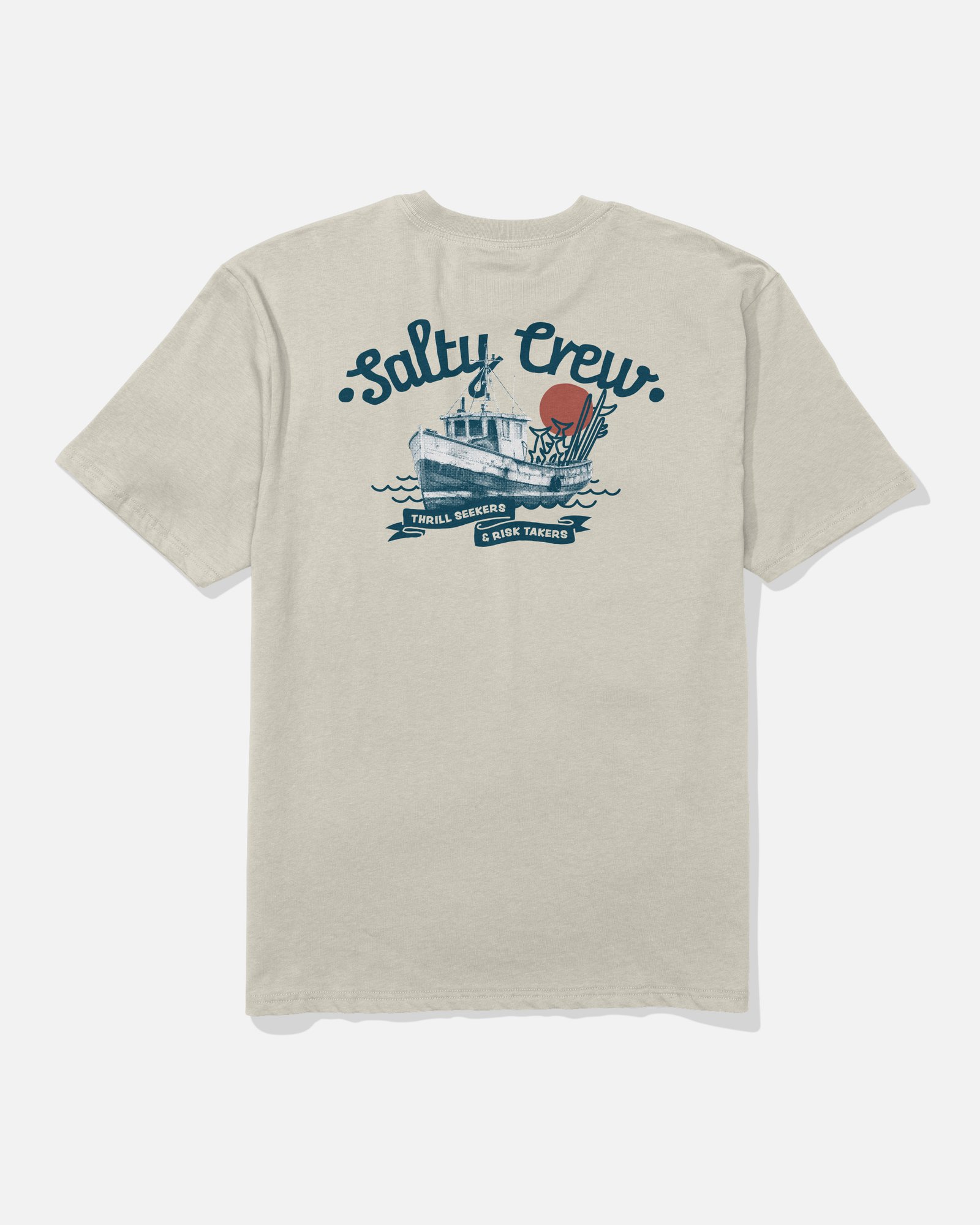 CAMISETA SALTY CREW HAULER CLASSIC BONE
