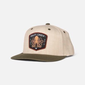 GORRA SALTY CREW TAKO CLUB NAT/OLI