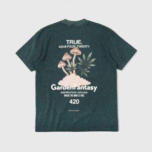 CAMISETA TRUE GARDEN DARK GREEN