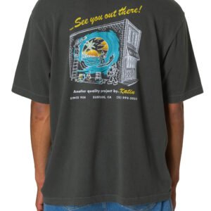 CAMISETA KATIN SHERWIN BOX FIT BLACK WAS