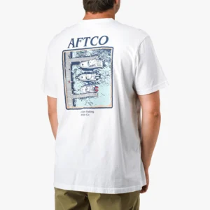 CAMISETA AFTCO DOCKED WHITE
