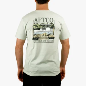 CAMISETA AFTCO SEEK SEAFOAM HEATHER