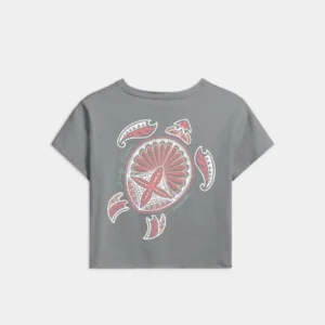 CAMISETA SALT LIFE BEACH TURTLE SS CROPP