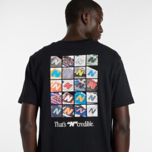 CAMISETA NEW BALANCE N COLLAGE BLACK