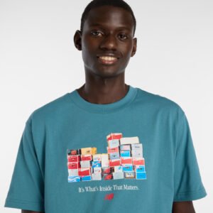 CAMISETA NEW BALANCE BOXES BIG TEAL