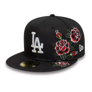 GORRA NEW ERA 59FIFTY DODGERS FLORAL BLK