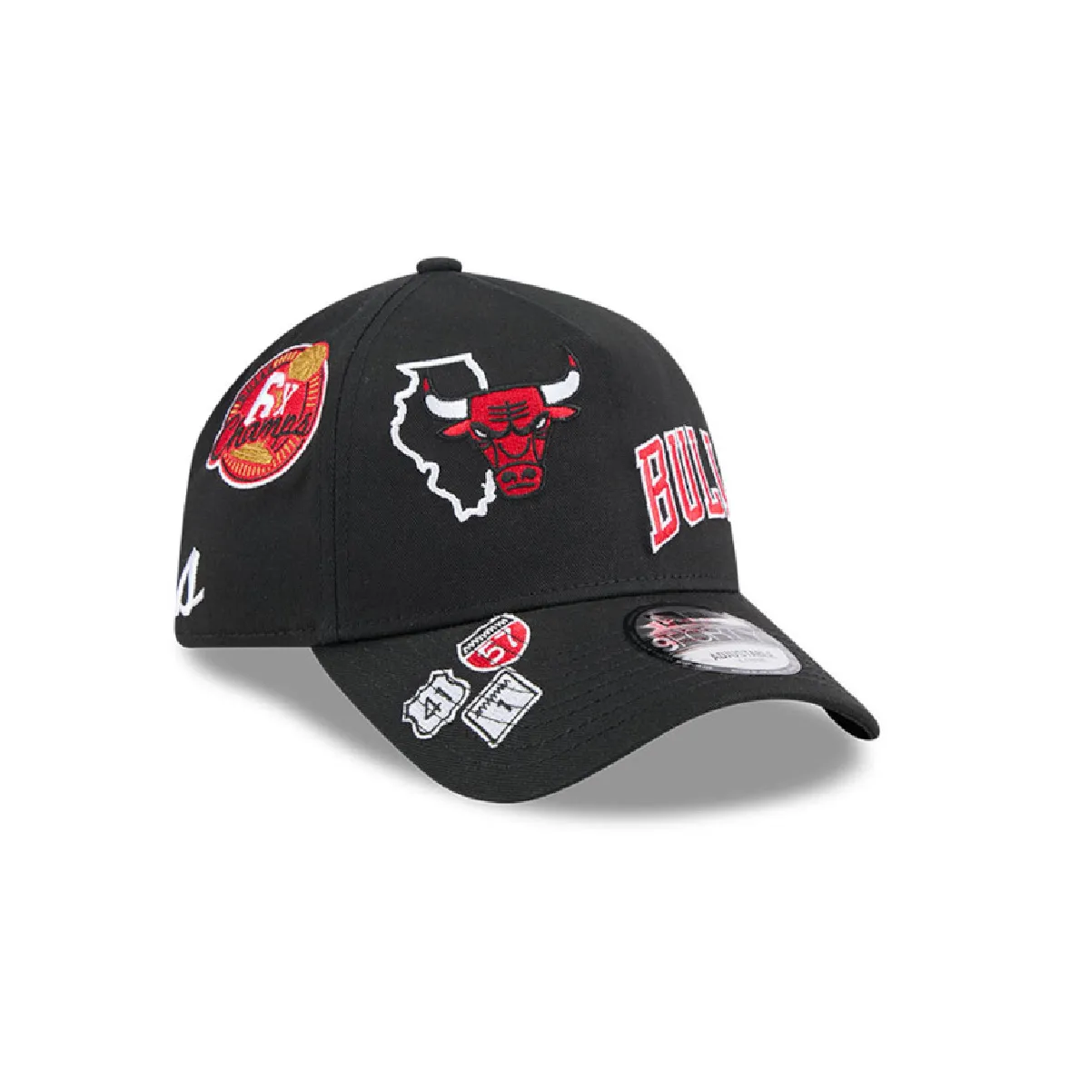 GORRA NEW ERA 9FORTY ALL OVER BULLS BLK - Image 2