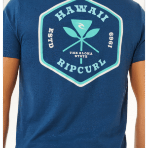CAMISETA RIP CURL HAWAII BADGE LIGHTNAVY