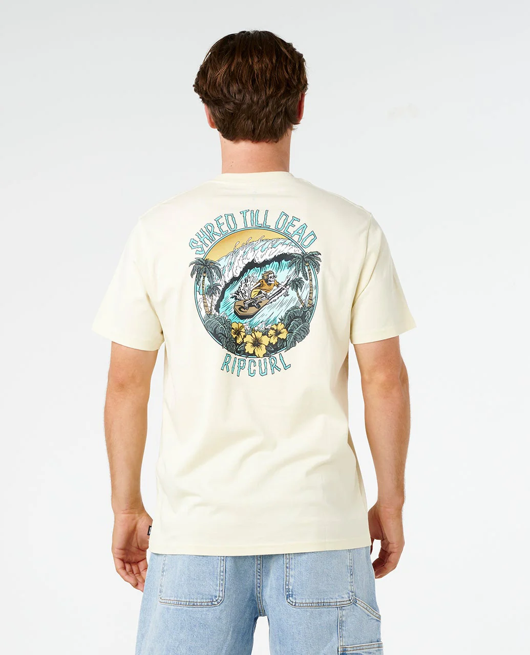 CAMISETA RIP CURL SHRED TIL DEAD LEMONIC