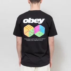 CAMISETA OBEY DICE BLACK