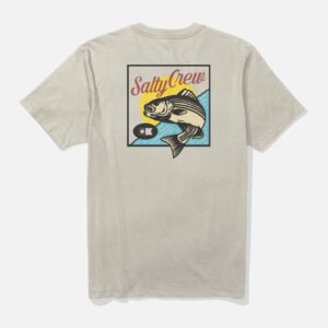 CAMISETA SALTY CREW STRIPPED SS BONE
