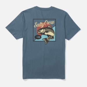 CAMISETA SALTY CREW STRIPPED SS SLATE