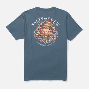 CAMISETA SALTY CREW OCTOPOD CREW SLATE