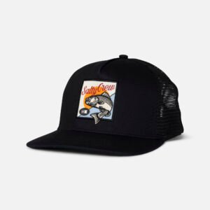GORRA SALTY CREW STRIPER TRUCKER BLACK
