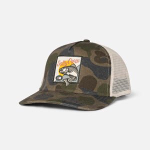 GORRA SALTY CREW STRIPER TRUCKER SANDCAM