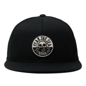 GORRA ROARK FEAR THE SEA SNAPBACK BLACK