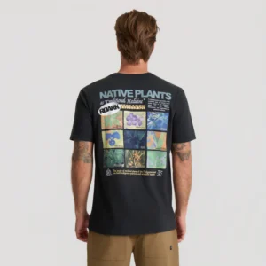 CAMISETA ROARK PLANT MEDICINE WASHEDBLAC
