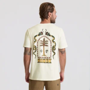 CAMISETA ROARK AUGS PALM OFF WHITE