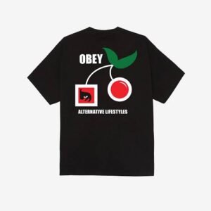 CAMISETA OBEY ALTERNATIVE LIFESTYLES BLK