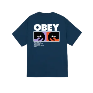 CAMISETA OBEY ALWAYS WATCHING HARBOURBLU