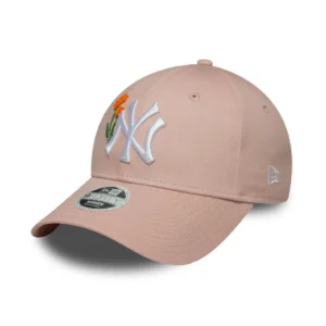 GORRA NEW ERA 940 NEW YORK YANKEES BEADED PINK