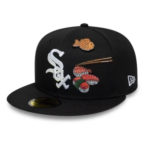 GORRA NEW ERA 5950 CHICAGO WHITE SOX FOOD BLK