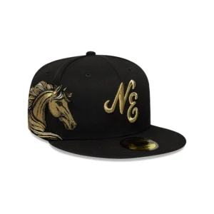 GORRA NEW ERA 5950 HORSE NEW ERA BLACK/GOLD